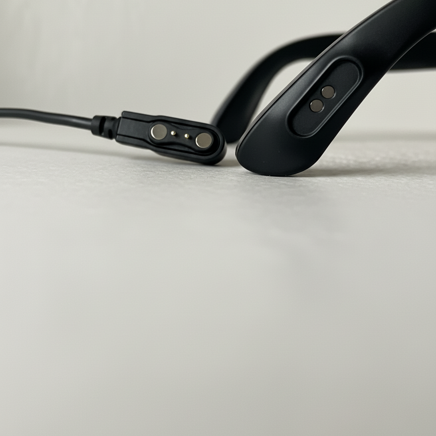 Câble magnétique de chargement des lunettes VisionPro Cam™, conçu pour une recharge rapide et sûre